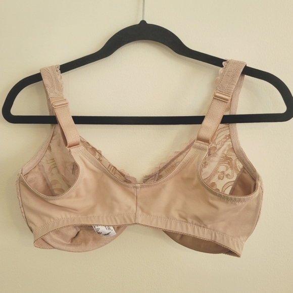 Glamorise WonderWire Front-Closure Stretch Lace Bra - Sz 36DD US/UK - Picture 4 of 11